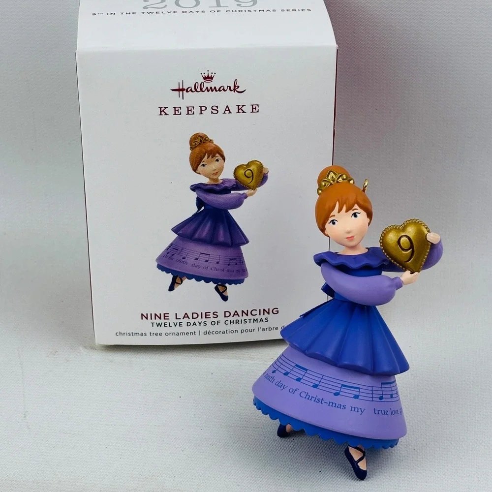 Hallmark Twelve Days of‎ Christmas Nine Ladies Dancing Keepsake Ornament 2019